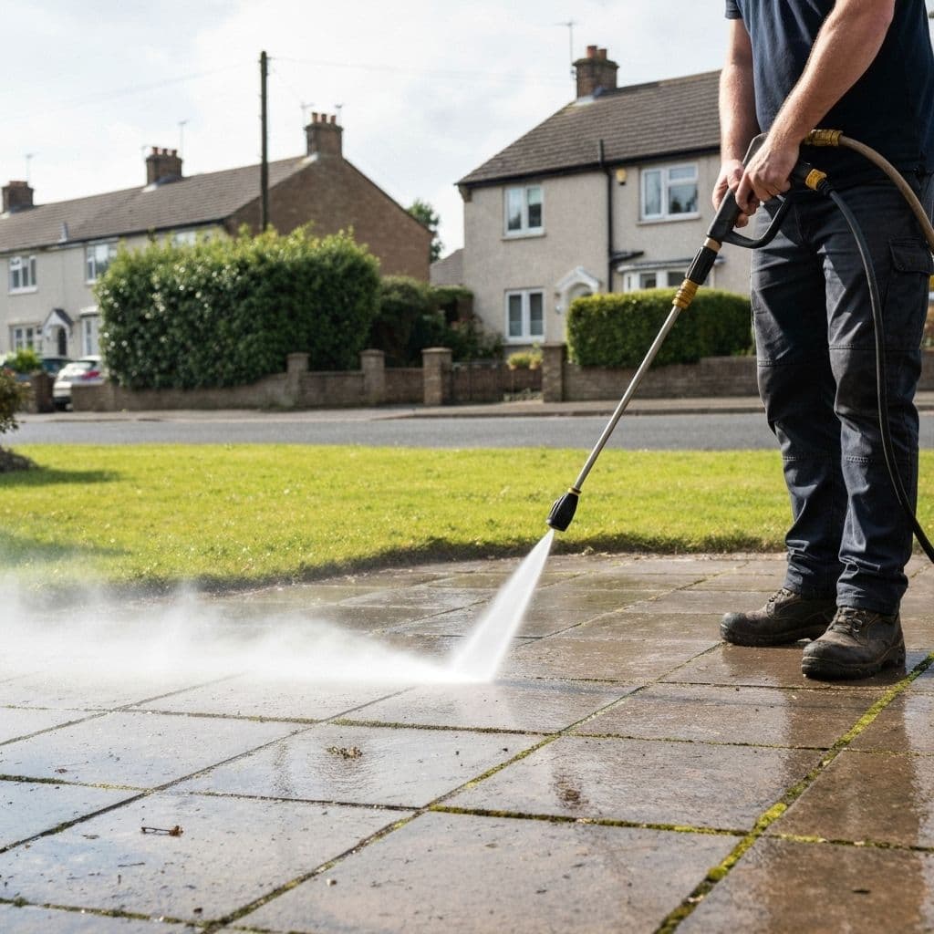 Power washing techniques in Belfast