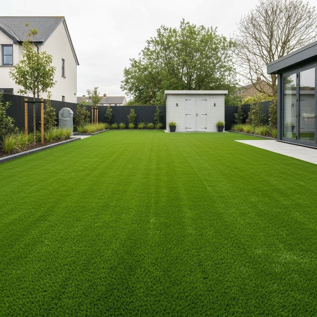 Premium artificial grass installation in Belfast