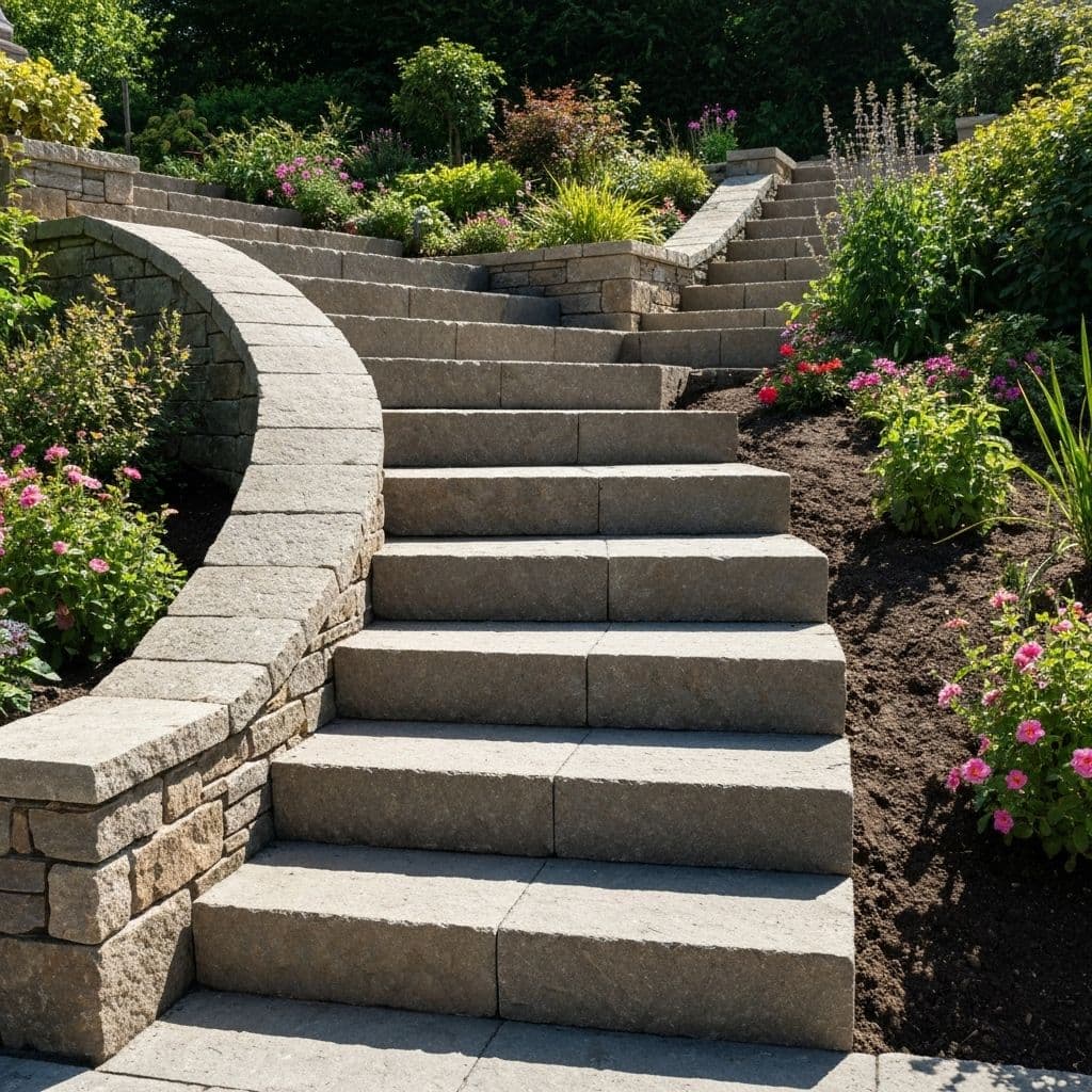 Professional garden steps and access solutions in Belfast