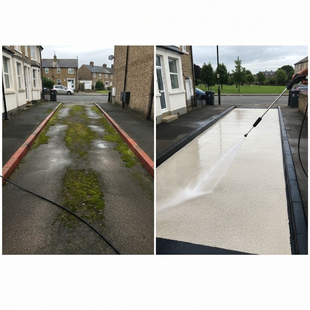 Professional power washing services in Belfast